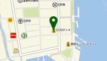 DCM玉野店の地図画像