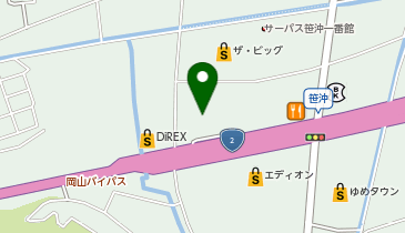 くすりのレデイ笹沖店の地図画像