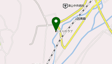 くすりのラブ津山東店の地図画像