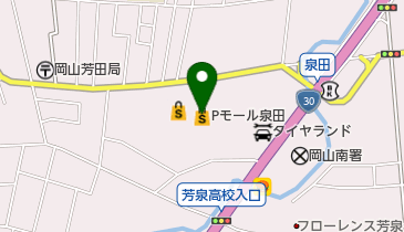 Pモール泉田の地図画像