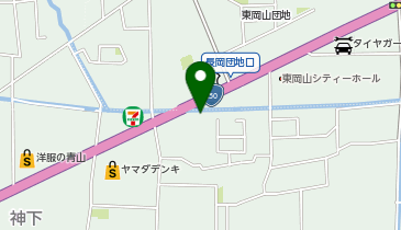 マックハウス東岡山店の地図画像
