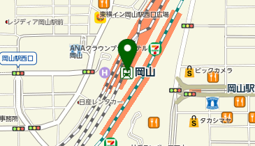 SHIPSさんすて岡山店の地図画像