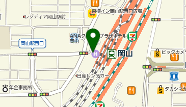 ジーユーさんすて岡山店の地図画像