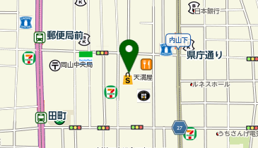 ミキハウス岡山天満屋店の地図画像