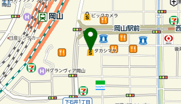 VAN高島屋岡山の地図画像
