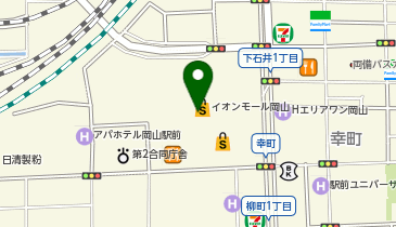 P.S.FAイオンモール岡山店の地図画像