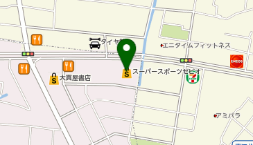スーパースポーツゼビオ岡山新保店の地図画像