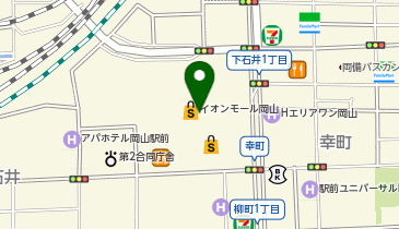 ムラサキスポーツイオンモール岡山店の地図画像