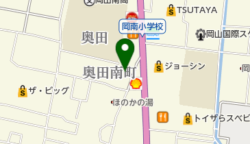 ニトリ岡山奥田店の地図画像