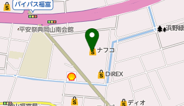 ナフコツーワンスタイル岡山店の地図画像