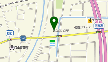 ブックオフ岡山西長瀬店の地図画像