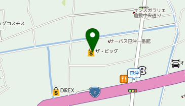 ザ・ビッグ倉敷店の地図画像