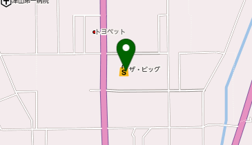 ザ・ビッグ津山平福店の地図画像