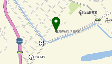 ワッツウィズ三井生協本部店の地図画像