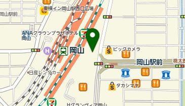ABC MART GRAND STAGE岡山一番街店の地図画像