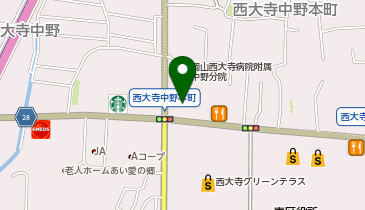 ソフトバンク西大寺の地図画像