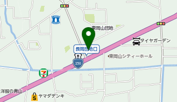 auショップ東岡山の地図画像