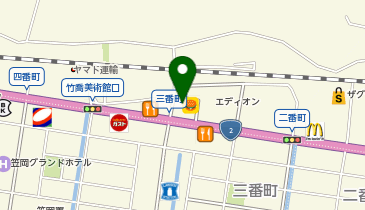 auショップ笠岡の地図画像