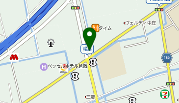 auショップ倉敷中庄の地図画像