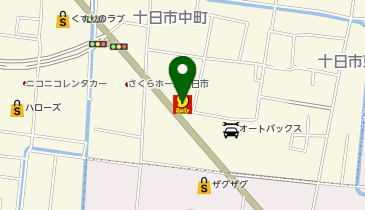 デイリーヤマザキnikko十日市店の地図画像