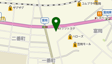 ネッツトヨタ岡山笠岡店の地図画像