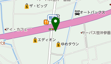 Honda Cars岡山倉敷笹沖店の地図画像