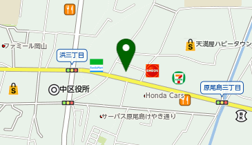 スバル中四国岡山原尾島店の地図画像