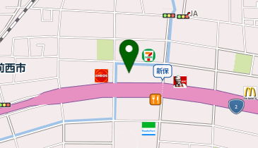 レッドバロン岡山本店の地図画像