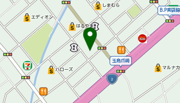 バイクプラザヤマノの地図画像