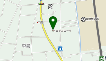 トヨタカローラ岡山倉敷店の地図画像