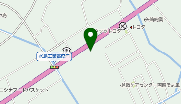 スバル中四国倉敷中島店の地図画像