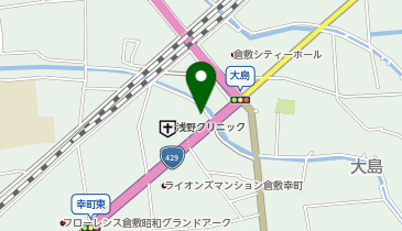 スバル中四国倉敷大島店の地図画像