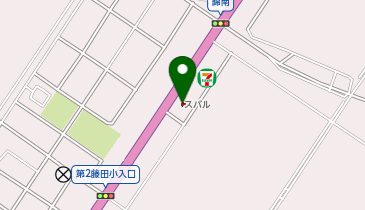 スバル中四国岡山藤田店の地図画像