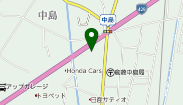 スズキ岡山販売倉敷中島店の地図画像
