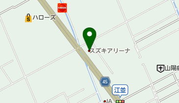 スズキアリーナ岡山南の地図画像