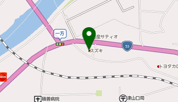 スズキ岡山販売スズキアリーナ南津山の地図画像