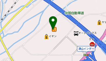 サイゼリヤイオンモール津山店の地図画像