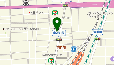 福寿司の地図画像