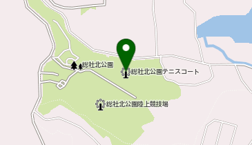 総社北公園テニスコートの地図画像