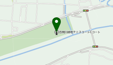 百間川緑地テニスコートCコートの地図画像