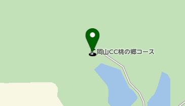 岡山カントリークラブ桃の郷コースの地図画像