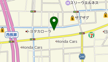 岡山ヤングボウルの地図画像