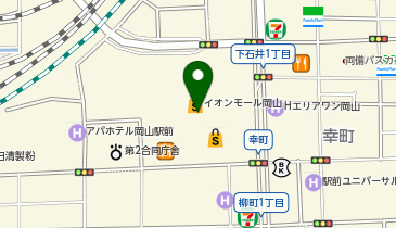 GiGOイオンモール岡山の地図画像