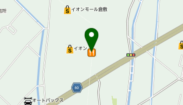 ユーズランド倉敷店の地図画像
