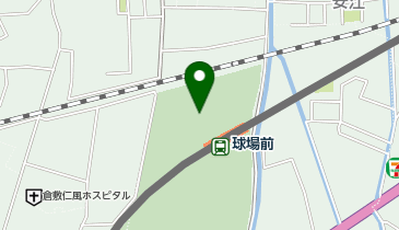 倉敷運動公園プールの地図画像