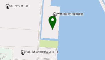 六番川水の公園多目的広場の地図画像