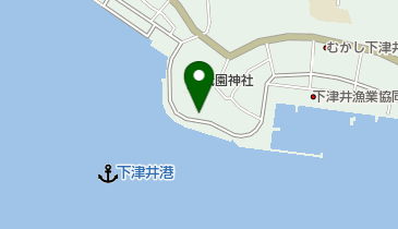 下津井漁港の地図画像