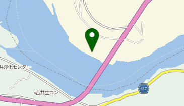吉井川備作大橋付近の地図画像