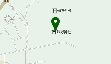 熊野神社の地図画像