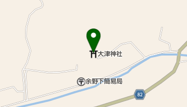 大津神社の地図画像